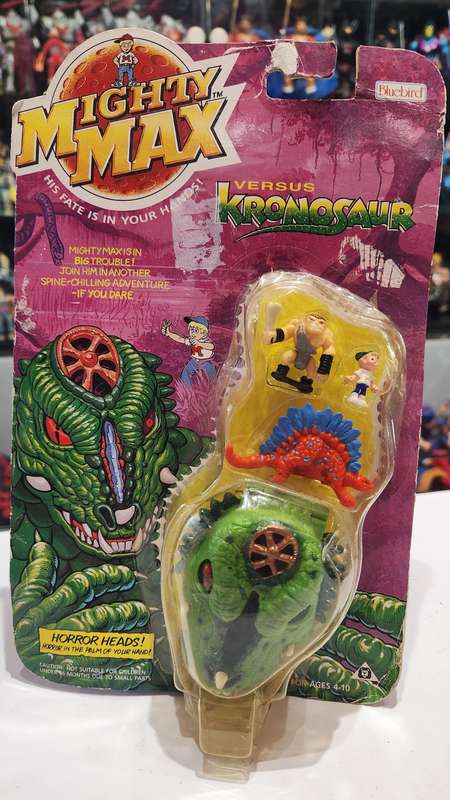 Moc 1992 Mighty Max Krono Saur Vintage Figures