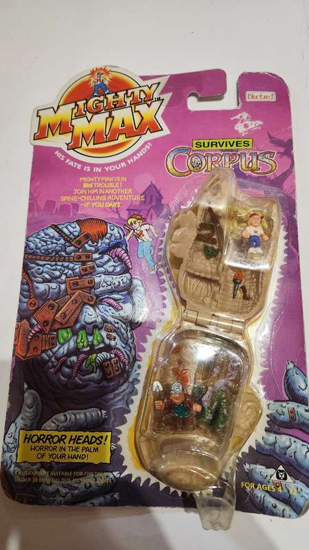 Moc 1993 Mighty Max Corpus Vintage Figures