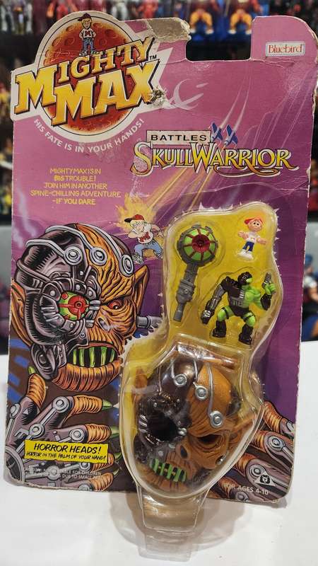 Moc 1992 Mighty Max Skull Warrior Vintage Figures