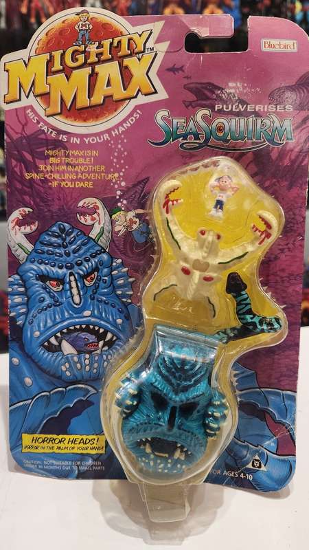 Moc 1992 Mighty Max Sea Squirm Vintage Figures