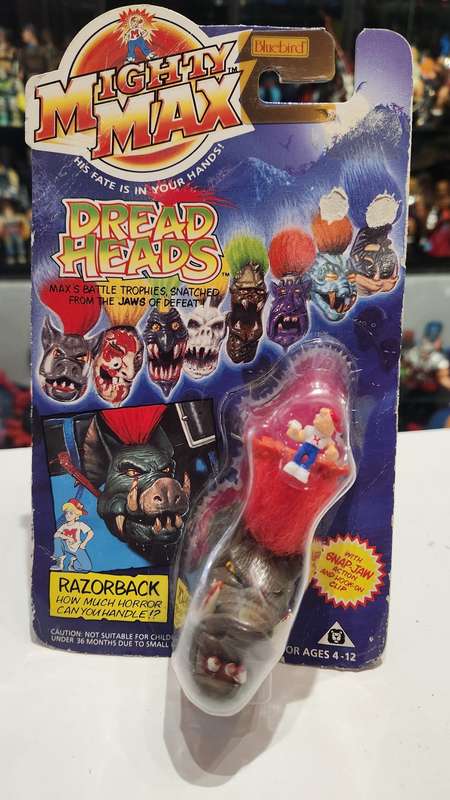 Moc 1993 Mighty Max Razorback Vintage Figures