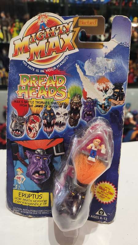 Moc 1993 Mighty Max Eruptus Vintage Figures