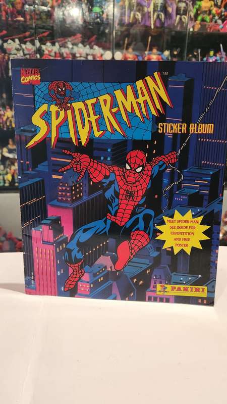 1995 Complete Spiderman Panini Sticker Album Vintage Figure