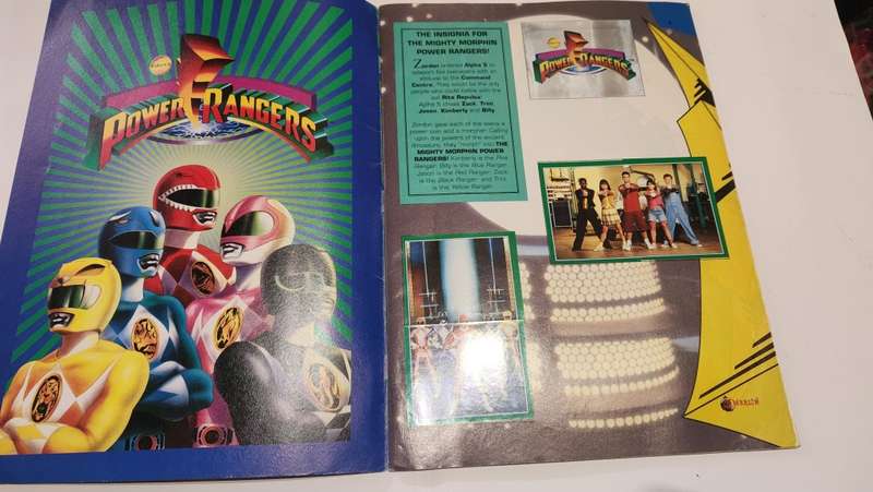 1994 Complete Power Rangers Sticker Album