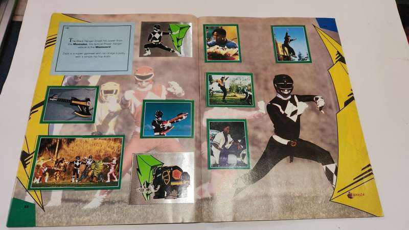 1994 Complete Power Rangers Sticker Album