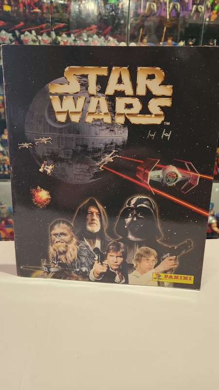 1996 Complete Star Wars Panini Sticker Album Vintage Figure