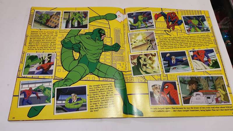 1995 Complete Spiderman Panini Sticker Album Vintage Figure