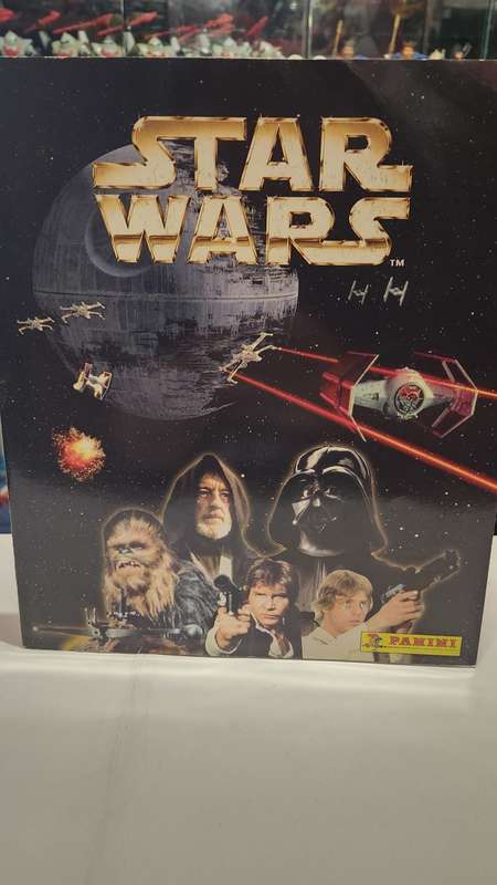 1996 Complete Star Wars Panini Sticker Album Vintage Figure