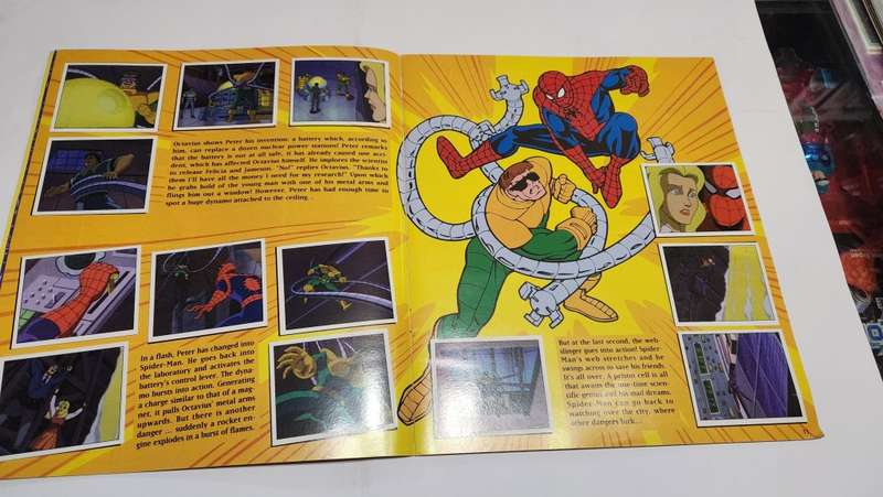 1995 Complete Spiderman Panini Sticker Album Vintage Figure