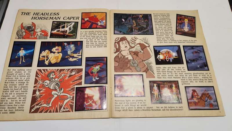 1987 Complete Filmation Ghostbusters Panini Sticker Album Vintage Figure