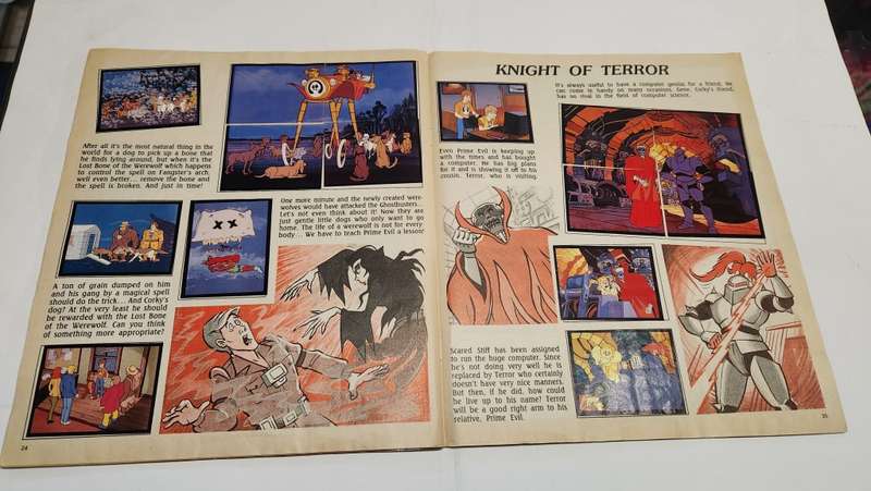 1987 Complete Filmation Ghostbusters Panini Sticker Album Vintage Figure