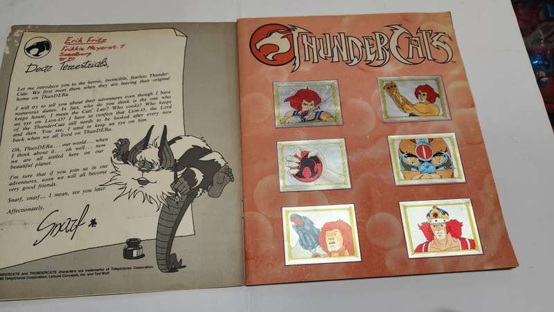 1986 Thundercats Panini Sticker Album 248/264 STICKERS PRESENT Vintage Figure