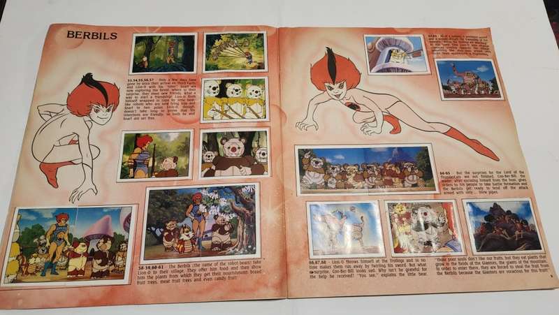 1986 Thundercats Panini Sticker Album 248/264 STICKERS PRESENT Vintage Figure