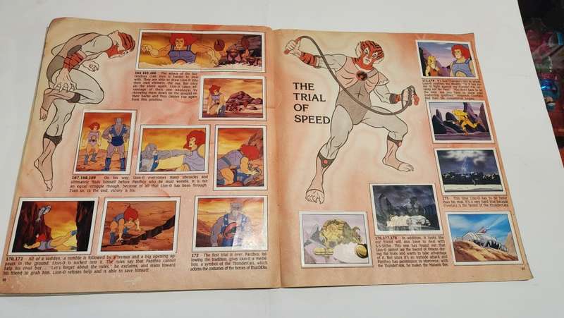 1986 Thundercats Panini Sticker Album 248/264 STICKERS PRESENT Vintage Figure