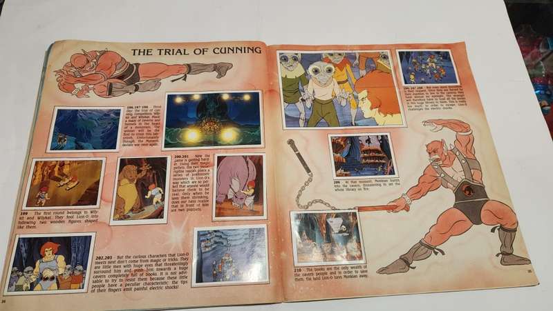 1986 Thundercats Panini Sticker Album 248/264 STICKERS PRESENT Vintage Figure