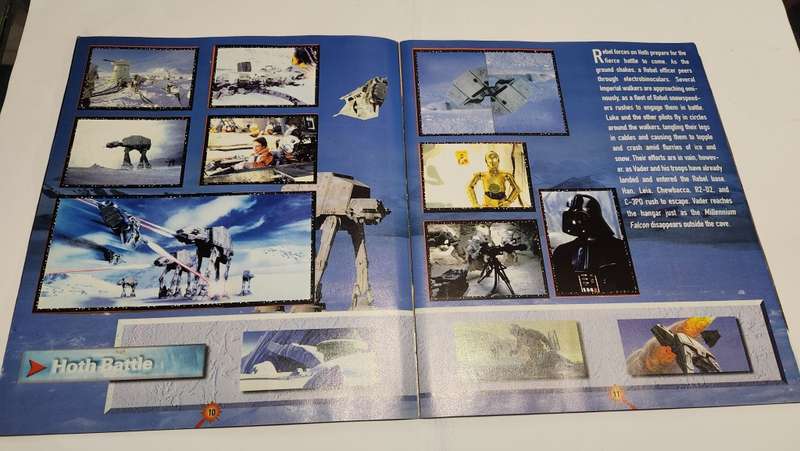 1996 Complete Star Wars Panini Sticker Album Vintage Figure