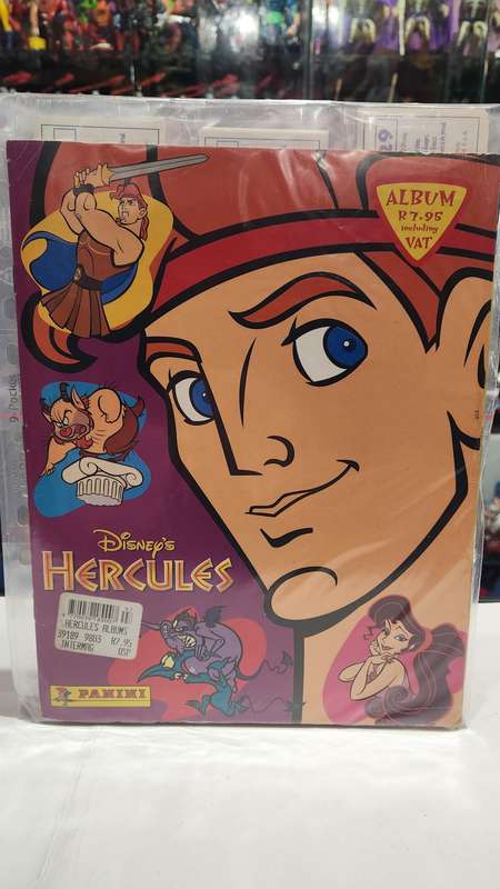 1997 Complete Hercules Panini Sticker Album Vintage Figure (Unused Stickers)