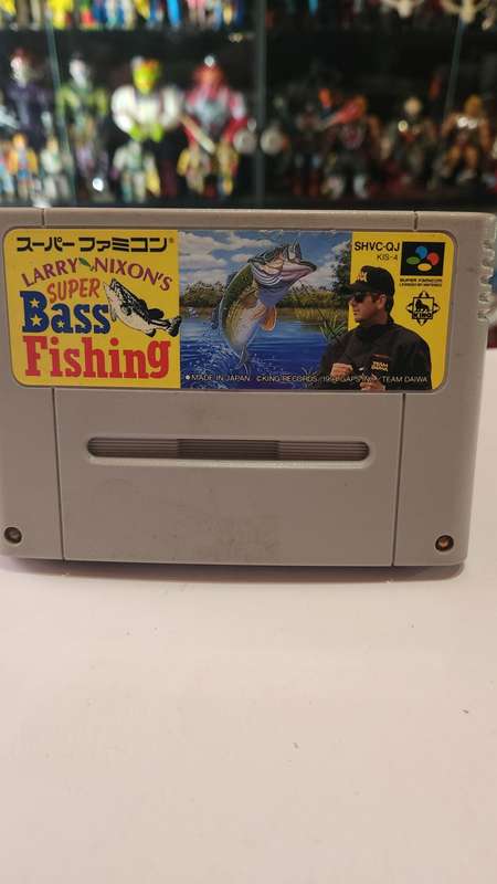 Super Nintendo Famicom Larry Nixon Super Bass Fishing
