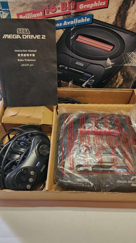 Boxed Sega Mega Drive 2 Console