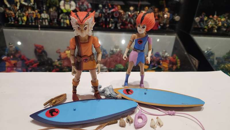 Mattel Thundercats SDCC Exclusive Complete Wilykat and Wilykit Figure