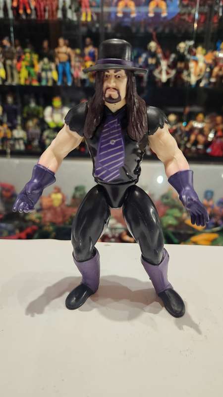 1996 Wwf Bone Crunching Undertaker Vintage Figure