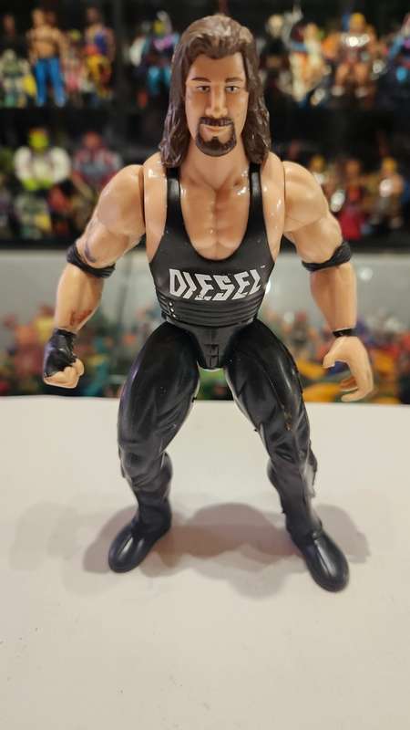 1996 Wwf Bone Crunching Diesel Vintage Figure