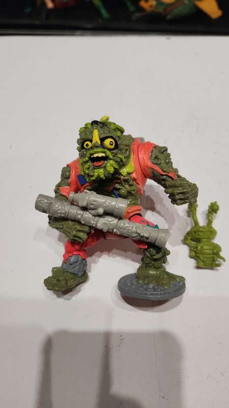 1990 Complete Muckman and Joe Eyeball Vintage Figure Teenage Mutant Ninja Turtles 4