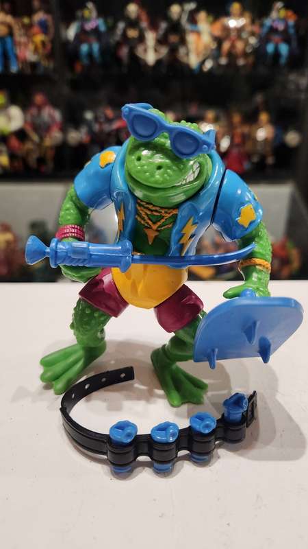 1989 Complete Genghis Frog Vintage Figure Teenage Mutant Ninja Turtles 4