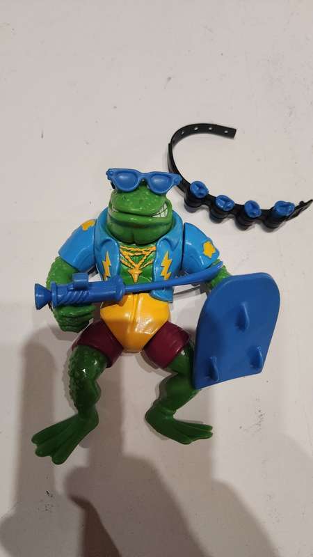 1989 Complete Genghis Frog Vintage Figure Teenage Mutant Ninja Turtles 4