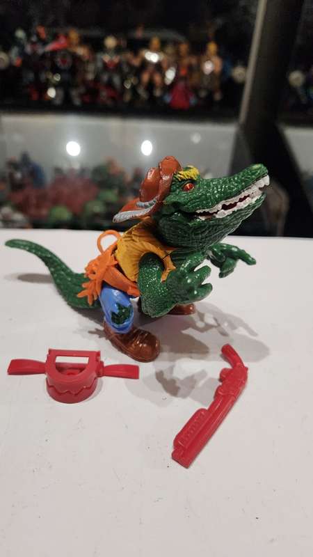 1989 Complete Leatherhead Vintage Figure Teenage Mutant Ninja Turtles 4