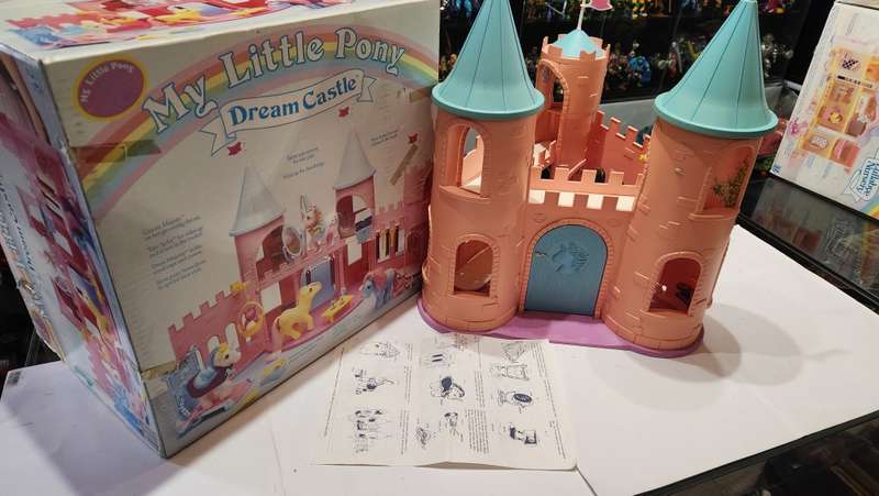G1 My Little Pony 1984 Dream Castle With Box and Instructions Vintage Figure