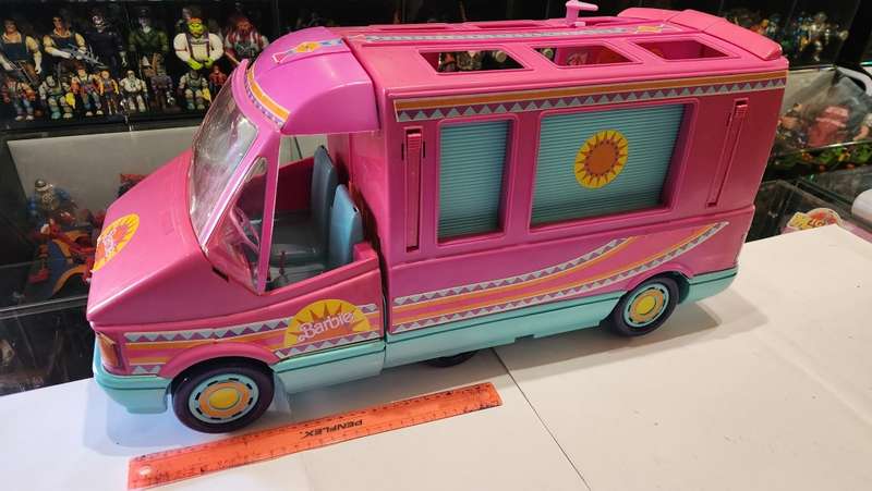 1988 Barbie Western Fun Motor Home Rv Camper Vintage Figure