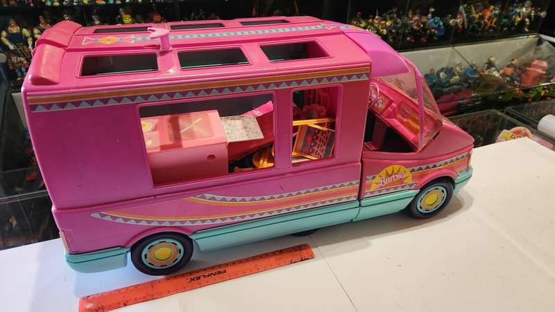 1988 Barbie Western Fun Motor Home Rv Camper Vintage Figure