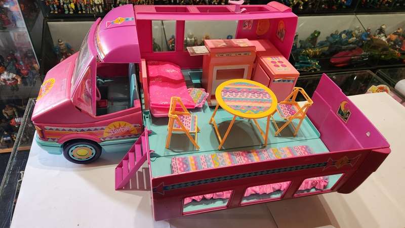 1988 Barbie Western Fun Motor Home Rv Camper Vintage Figure