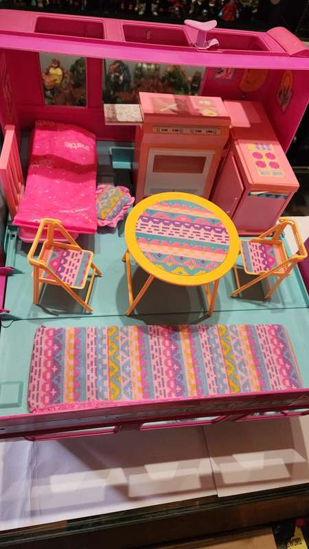 1988 Barbie Western Fun Motor Home Rv Camper Vintage Figure