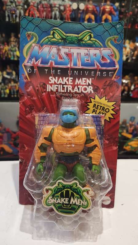 Masters Of The Universe (Motu) Origins Snake Men Infiltrator Figure Moc
