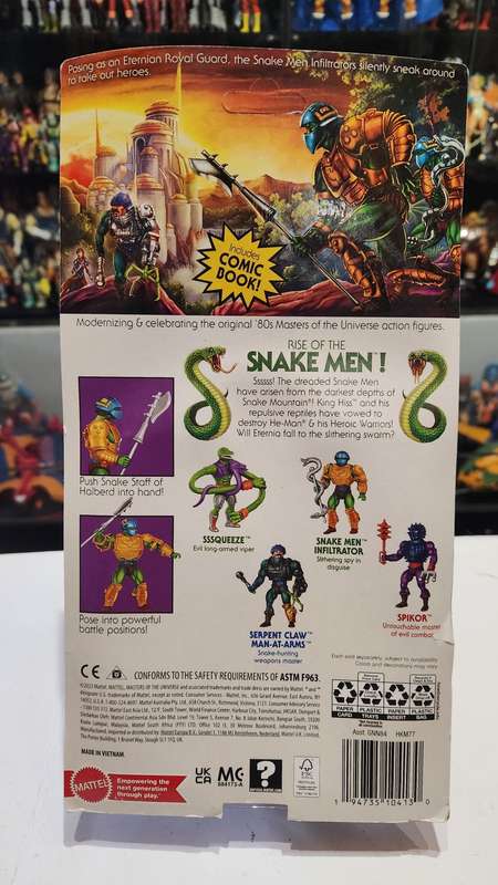 Masters Of The Universe (Motu) Origins Snake Men Infiltrator Figure Moc
