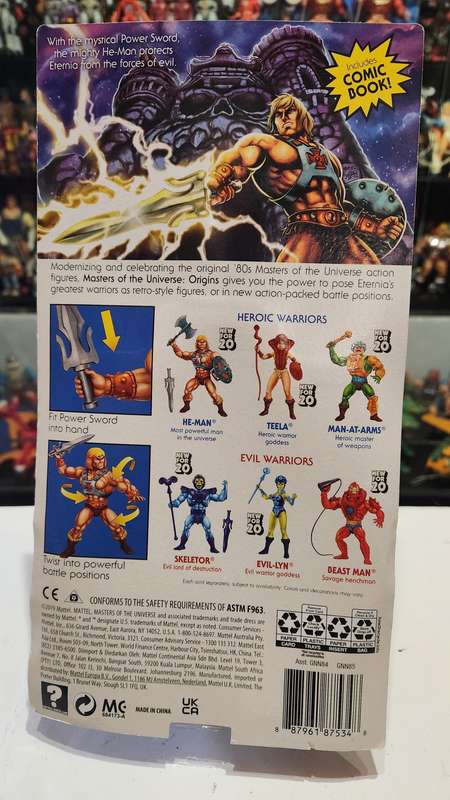 Masters Of The Universe (Motu) Origins He-Man Figure Moc