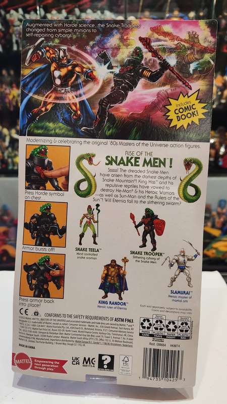 Masters Of The Universe (Motu) Origins Snake Trooper Figure Moc
