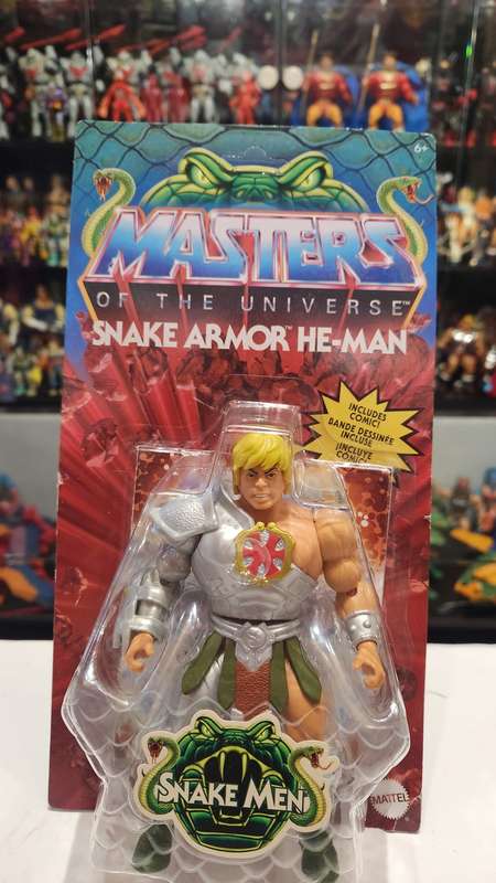 Masters Of The Universe (Motu) Origins Snake Armor He-Man Figure Moc
