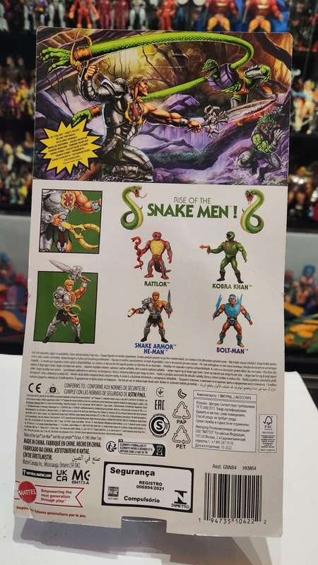 Masters Of The Universe (Motu) Origins Snake Armor He-Man Figure Moc