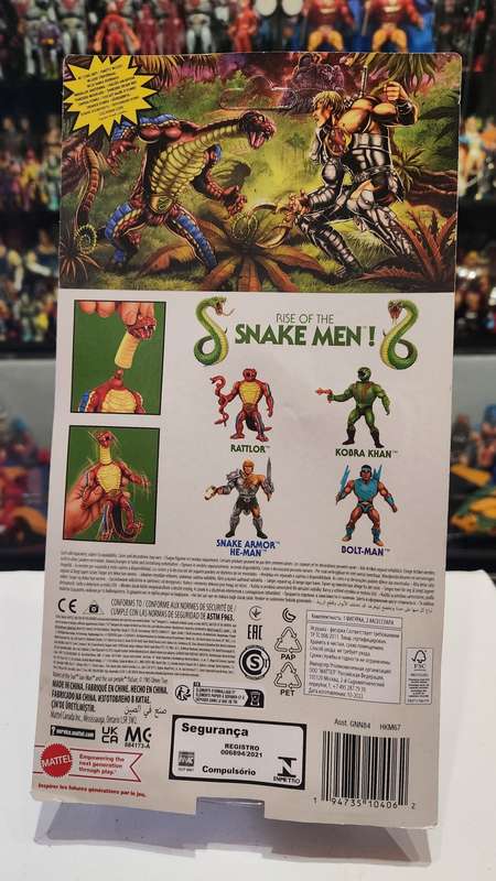 Masters Of The Universe (Motu) Origins Rattlor Figure Moc