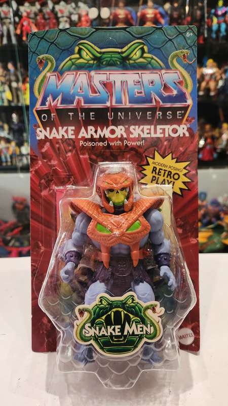 Masters Of The Universe (Motu) Origins Snake Armor Skeletor Figure Moc