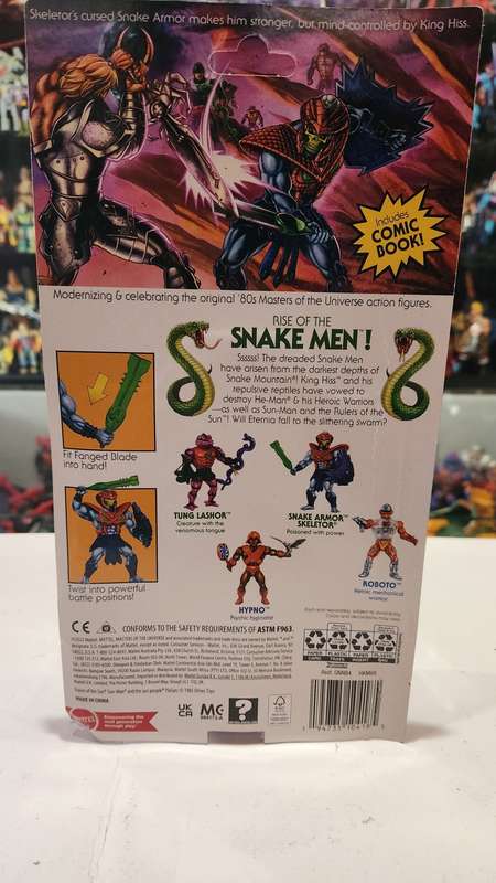Masters Of The Universe (Motu) Origins Snake Armor Skeletor Figure Moc