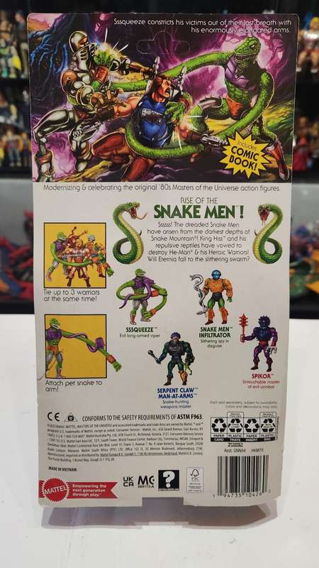 Masters Of The Universe (Motu) Origins Sssqueeze Figure Moc