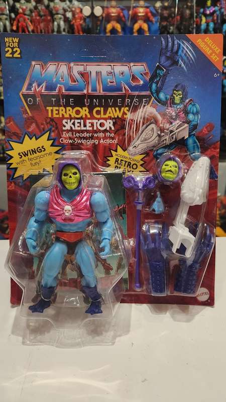 Masters Of The Universe (Motu) Origins Terror Claws Skeletor Figure Moc