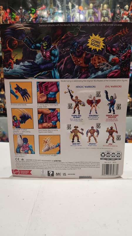 Masters Of The Universe (Motu) Origins Terror Claws Skeletor Figure Moc