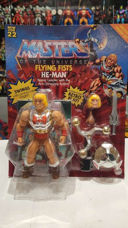 Masters Of The Universe (Motu) Origins Flying Fists He-Man Figure Moc
