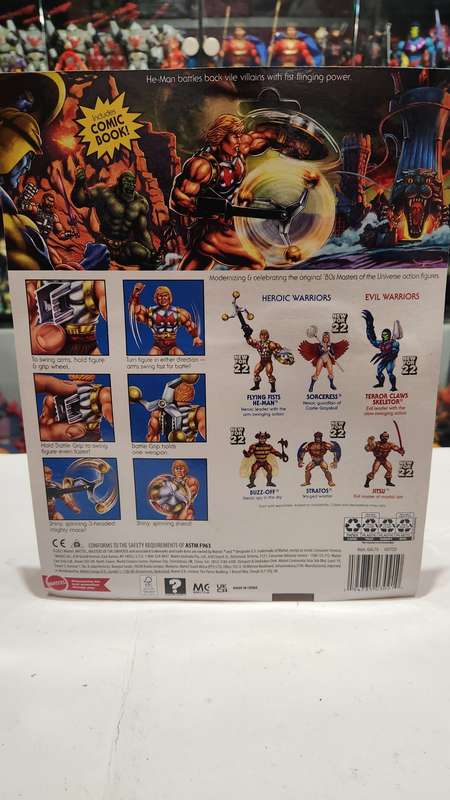 Masters Of The Universe (Motu) Origins Flying Fists He-Man Figure Moc
