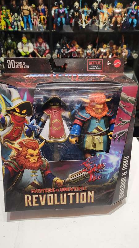 Masters Of The Universe (Motu) Masterverse Gwildor and Orko Figure Moc